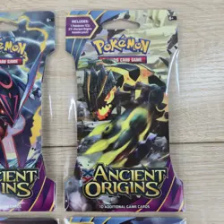 COMPLETE ART SET LOT 4 SEALED XY Ancient Origins Blister Sleeved Packs Pokemon - Image 3