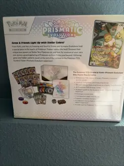 Pokemon Prismatic Evolutions ETB *SEALED* With Poster And Surprise Box *Box Only - Image 4