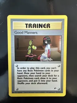 Pokemon Good Manners 111/132 Gym Heroes NM - Image 1