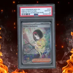 Pokemon 151 English ERIKA'S INVITATION 203/165 Special Illustration Rare PSA 10 - Image 1