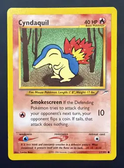 Pokemon Neo Destiny Cyndaquil Common (61/105) LP - Image 1