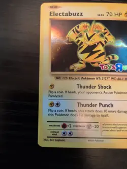 Pokemon TCG Electabuzz Toy R Us Exclusive 41/108 Holo Rare LP - Image 5