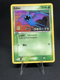 Zubat 83/107 Pokemon Deoxys Stamped Reverse Holo NM - Image 1