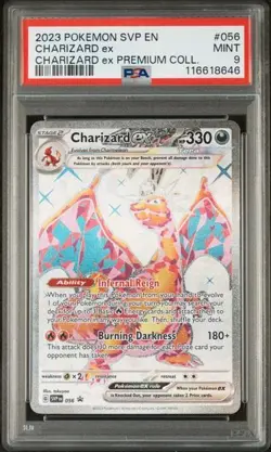 INFERNAL REIGN PSA 9 MINT CHARIZARD 2023 POKEMON SVP EN 056 PREMIUM GRADED TPHLC - Image 1