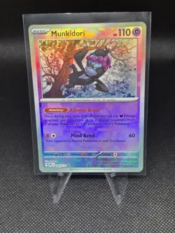 Pokemon TCG Prismatic Evolutions Munkidori Master Ball 044/131 NM - Image 1