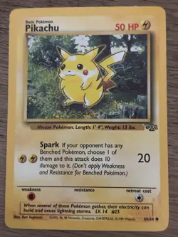 Pokemon TCG Pikachu Jungle 60/64 Basic Common 50 HP Unlimited English 1999 - Image 1