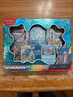 Pokemon TCG: Gyarados ex Premium Collection Box - 6 Packs - Factory Sealed BOX C - Image 1