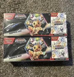 Lot Of 2: Pokemon Sam’s Prismatic Evolutions Surprise Box & Booster Bundle 2pack - Image 3