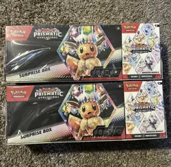 Lot Of 2: Pokemon Sam’s Prismatic Evolutions Surprise Box & Booster Bundle 2pack - Image 4