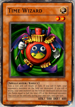 Yugioh! Time Wizard SDJ-015 Unlimited 1996 - Image 1