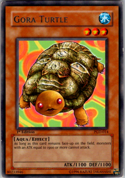 Yugioh! Gora Turtle Pgd-014 1st Edition Rare - Image 1