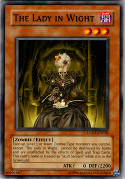 The Lady in Wight - LODT-EN038 - Common - Unlimited Edition - Played Light of D - Image 1