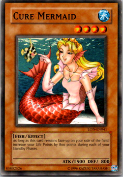 Cure Mermaid Common Labyrinth of Nightmare LON-EN041 NM Yugioh - Image 1