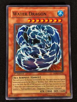 Yugioh Water Dragon EEN-EN015 1st Super (NM) - Image 1