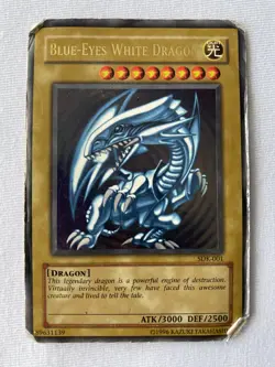 Yu-Gi-Oh! Blue-Eyes White Dragon SDK-001 Unlimited Ultra Rare HP x3 - Image 3
