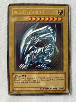 Yu-Gi-Oh! Blue-Eyes White Dragon SDK-001 Unlimited Ultra Rare HP x3 - Image 5