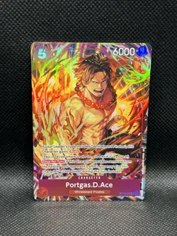 Portgas.D.Ace ST15-005 SR FOIL Promotion Illustration Box Vol 5 One Piece Bandai - Image 2