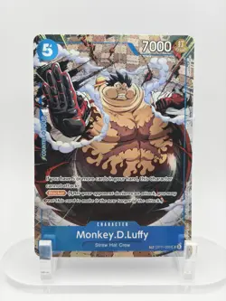 One Piece TCG Monkey D Luffy OP11-058 (TR) Carrying On His Will Treasure Rare NM - Image 1