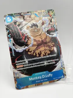 One Piece TCG Monkey D Luffy OP11-058 (TR) Carrying On His Will Treasure Rare NM - Image 3