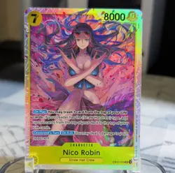 One Piece Card Game Nico Robin EB03-055 Full Art Holo 8000 Power - Image 1