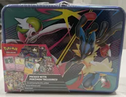 SEALED Pokemon 2025 Fall Mega Collector Chest Tin Box - 6 Packs & 3 Foil Cards - Image 1