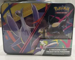 SEALED Pokemon 2025 Fall Mega Collector Chest Tin Box - 6 Packs & 3 Foil Cards - Image 2