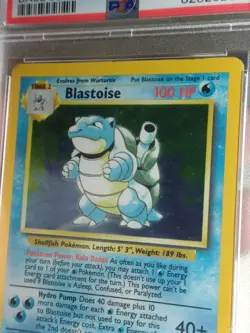 PSA 7 Fourth Print 1999-2000 Pokemon Card Base Set Blastoise 2/102 graded 4th - Image 3