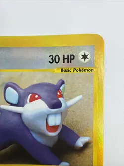 Rattata 128/165 Expedition Base Set Reverse Holo Common E-Reader Pokemon Card - Image 4