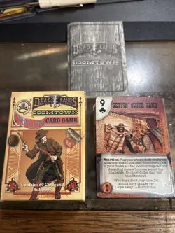 Dead Lands Doomtown Trading Card Games W Manual Played Once Fast Shipping - Image 1