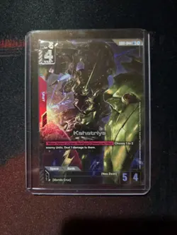 Gundam TCG Card Game Kshatriya GD01-044 LR+ Alt Art English Newtype Rising - Image 1