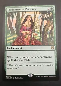 Enchantress's Presence Commander: Wilds of Eldraine MTG Regular Near Mint - Image 1