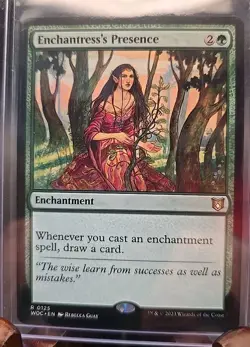 Enchantress's Presence Commander: Wilds of Eldraine MTG Regular Near Mint - Image 3