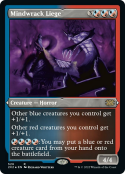 Mindwrack Liege (ETCHED) FOIL Double Masters 2022 NM Rare Etched CARD ABUGames - Image 1