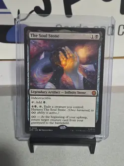 MTG Spider-Man, The Soul Stone NM Magic The Gathering Mythic Rare Artifact - Image 1