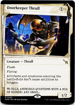 Doorkeeper Thrull (Showcase) - [Murders at Karlov Manor] MTG NM/M ⚪ - Image 1