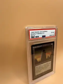 Basalt Monolith – 1993 MTG Beta – PSA 6 EX-MT – Vintage Artifact – Old School Ma - Image 2