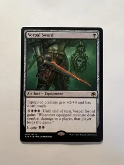 Vorpal Sword - MTG Adventures in the Forgotten Realms - NM - Image 1