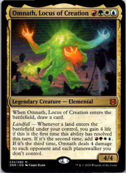 Omnath, Locus of Creation M Normal Zendikar Rising 232 NM - Image 1