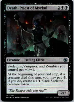 Death-Priest of Myrkul U Foil Adventures in the Forgotten Realms 95 NM - Image 1