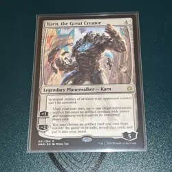 Karn, the Great Creator War of the Spark Magic the Gathering NM - Image 1
