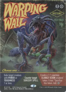 MTG Warping Wail (Showcase) (119) | NM | Special Guests {SPG} - Image 1