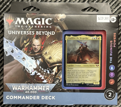 MTG Warhammer 40k The Ruinous Powers Commander Deck New in Box Sealed Sword - Image 1