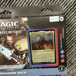 MTG Warhammer 40k The Ruinous Powers Commander Deck New in Box Sealed Sword - Image 3