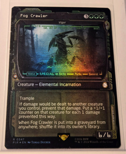 Fog Crawler (Vigor) - Showcase Foil Showcase Fallout MTG CGC Certified Authentc - Image 2