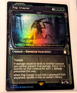 Fog Crawler (Vigor) - Showcase Foil Showcase Fallout MTG CGC Certified Authentc - Image 3