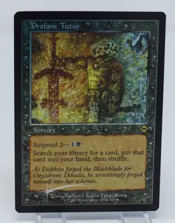 Magic the Gathering Modern Horizons 2 Foil #401 Profane Tutor - Image 3