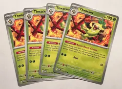 Thwackey 015/167 4x x4 Pokemon Card Twilight Masquerade Playset - Image 1
