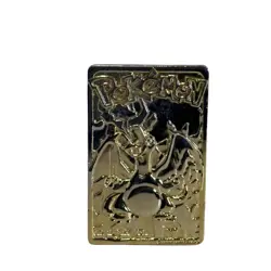 Charizard 23K Gold Plated Card 1999 Burger King Pokemon - Image 2
