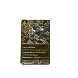 Charizard 23K Gold Plated Card 1999 Burger King Pokemon - Image 5