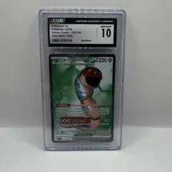 Pokemon Orthworm ex 162/142 Sv07: Stellar Crown Ultra Rare Holo CGC 10 - Image 1